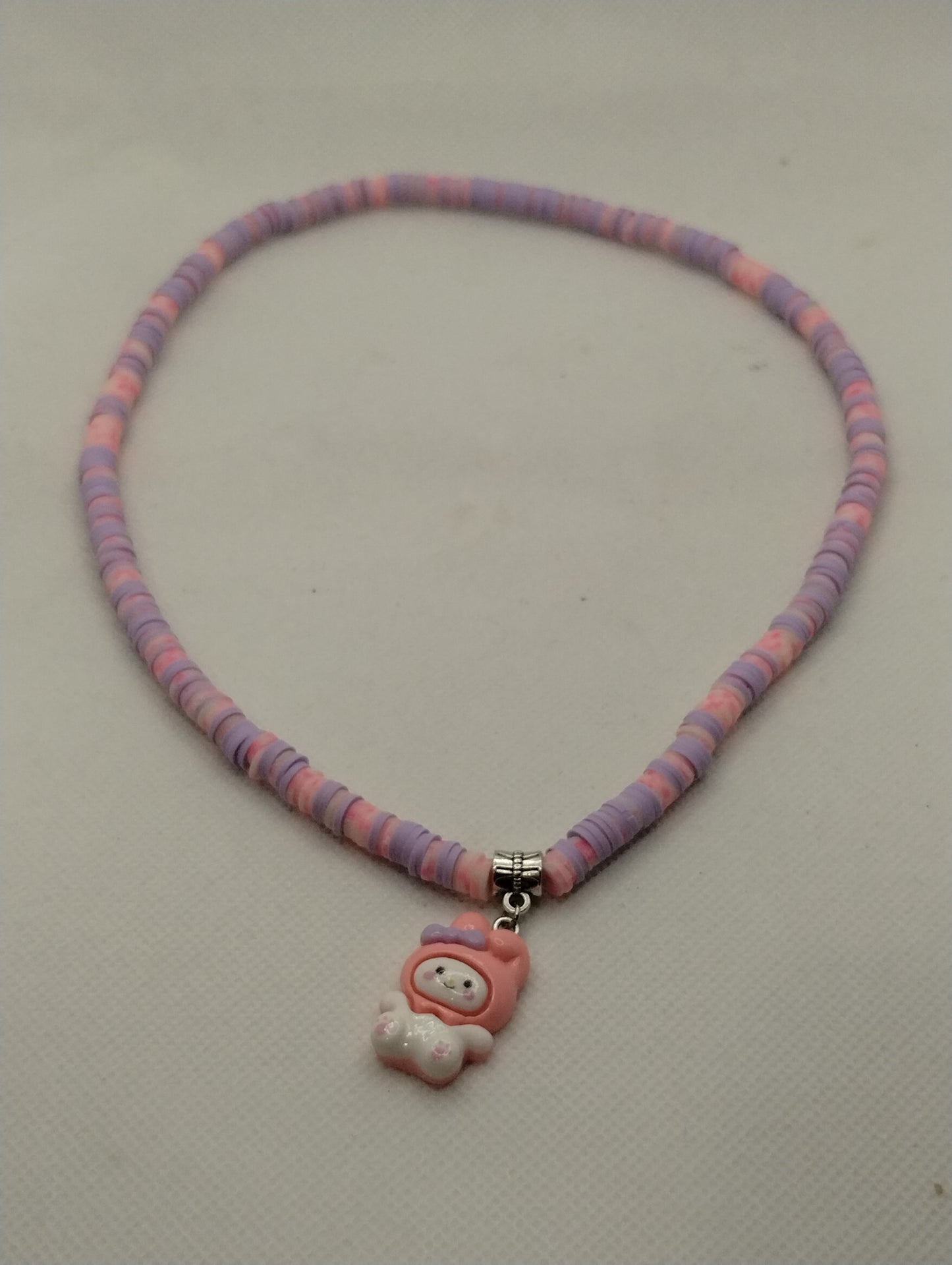 KIDS MELODY PINK AND PURPLE NECKLACE