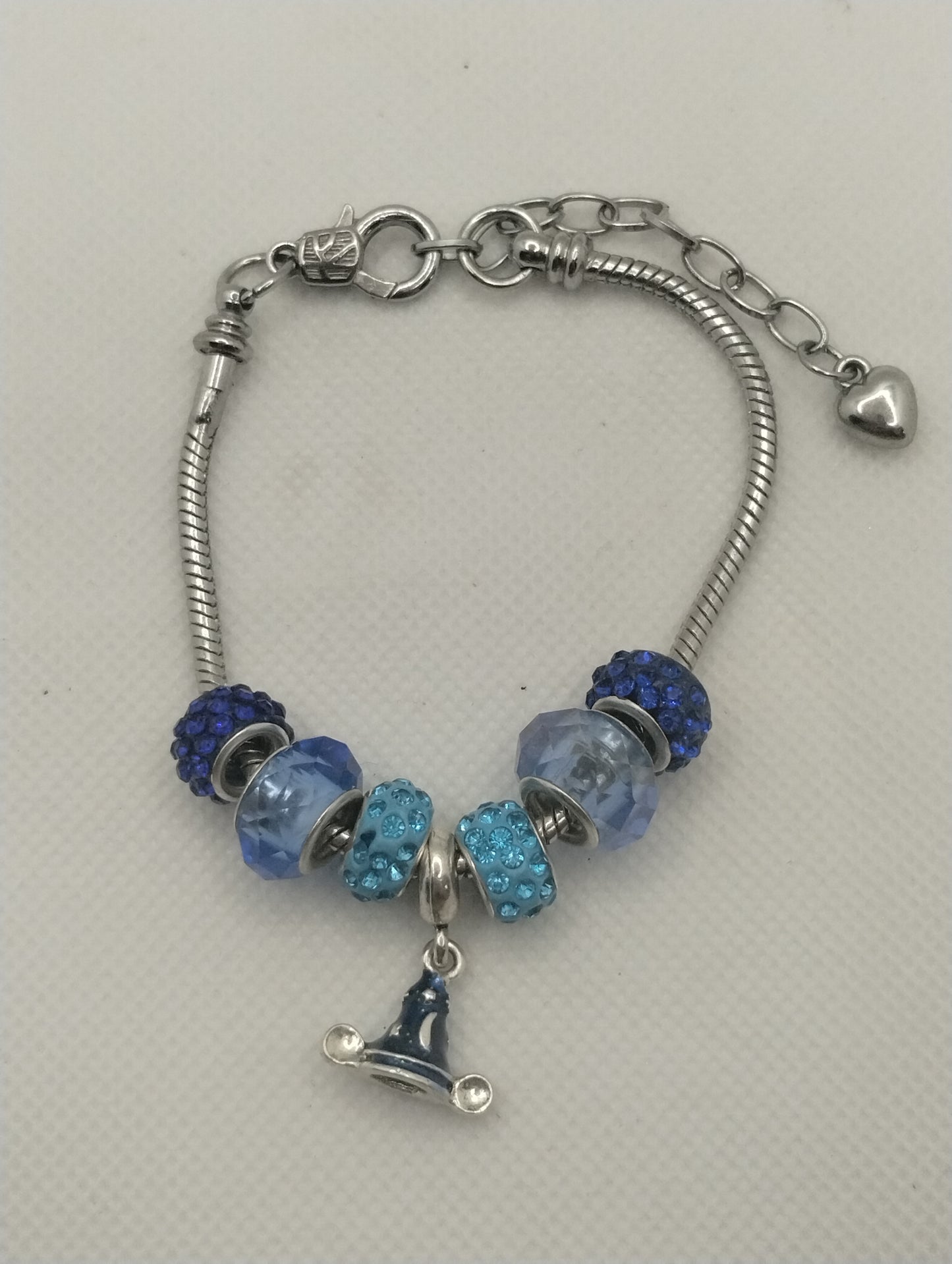 BLUE MICKEY HAT EUROPEAN STYLE BRACELET