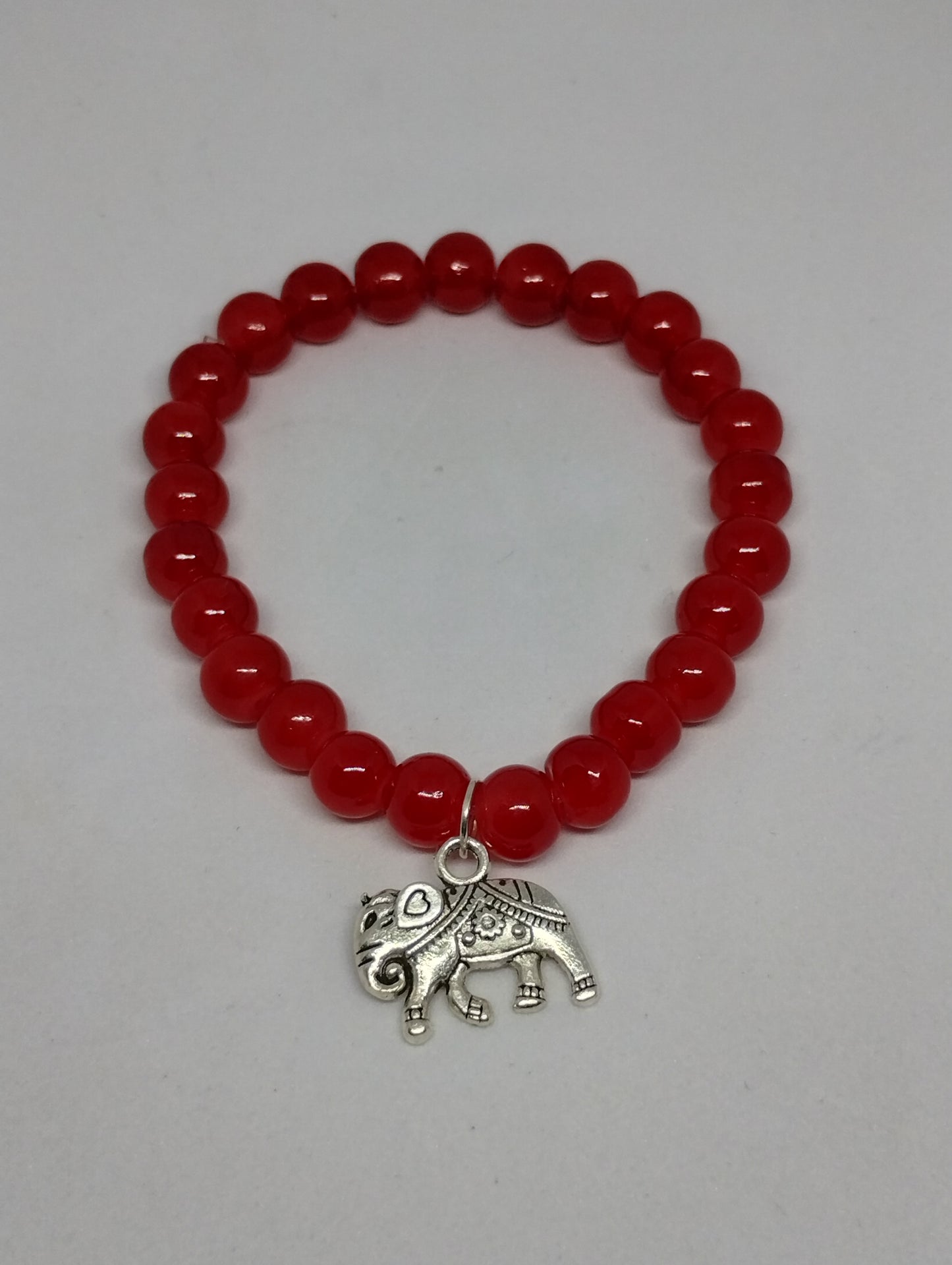 RED ELEPHANT BRACELET