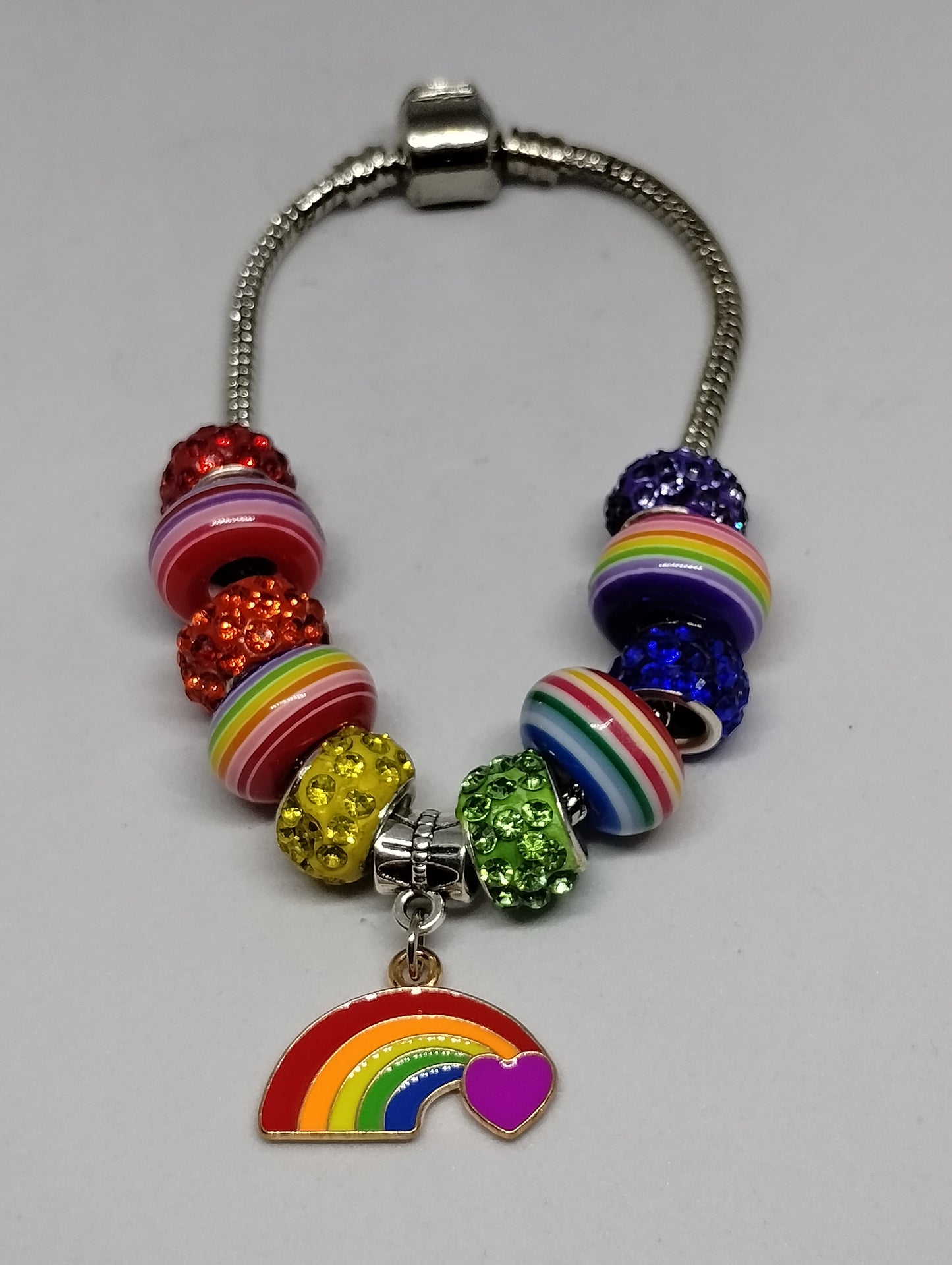 RAINBOW EUROPEAN STYLE BRACELET