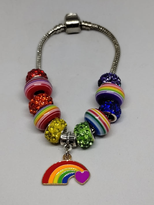 RAINBOW EUROPEAN STYLE BRACELET