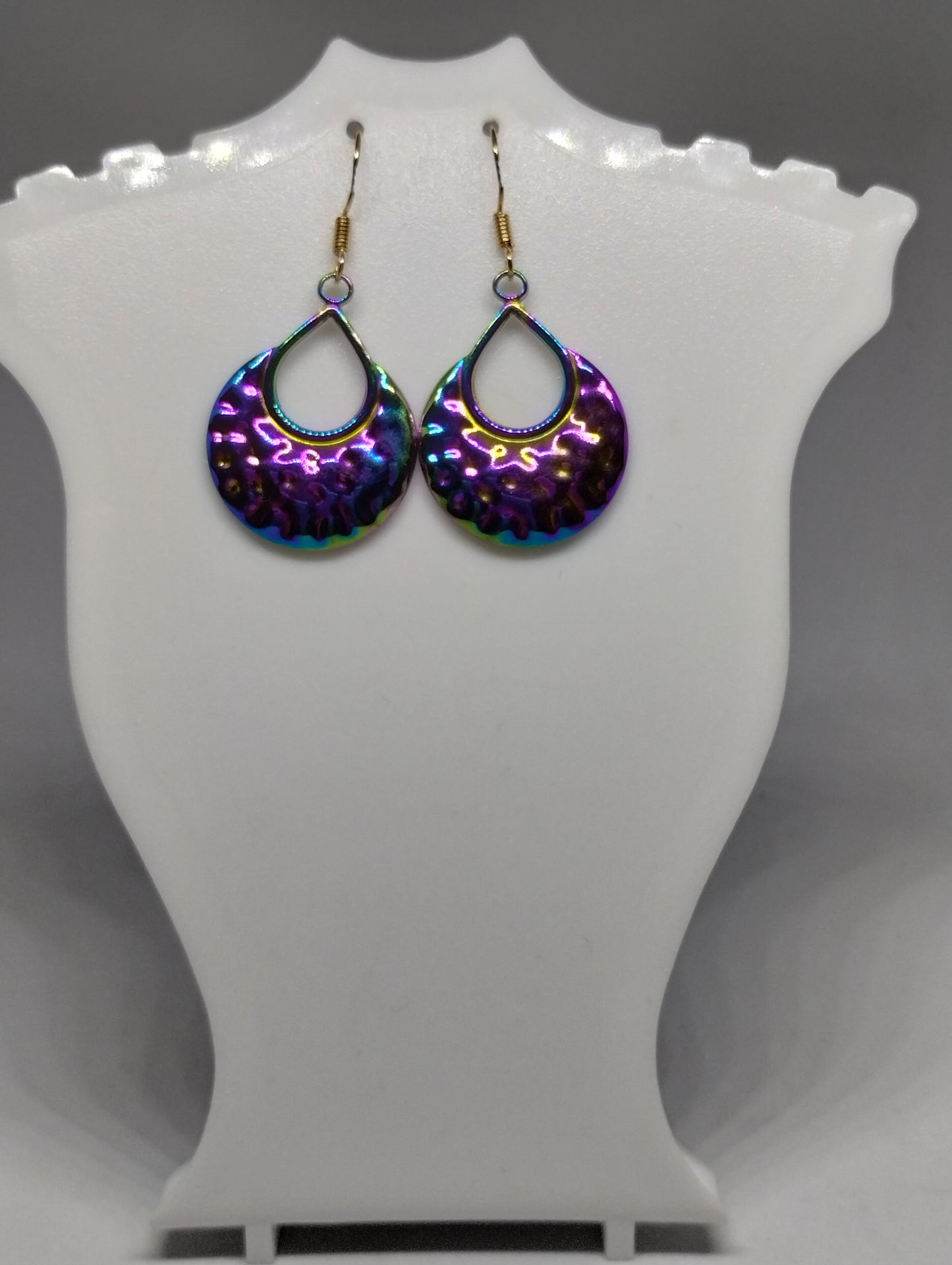 RAINBOW HEMATITE EARRINGS