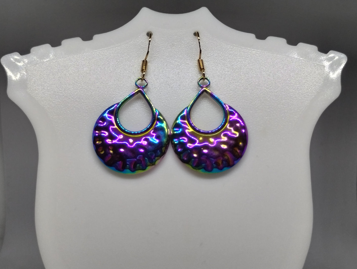 RAINBOW HEMATITE EARRINGS