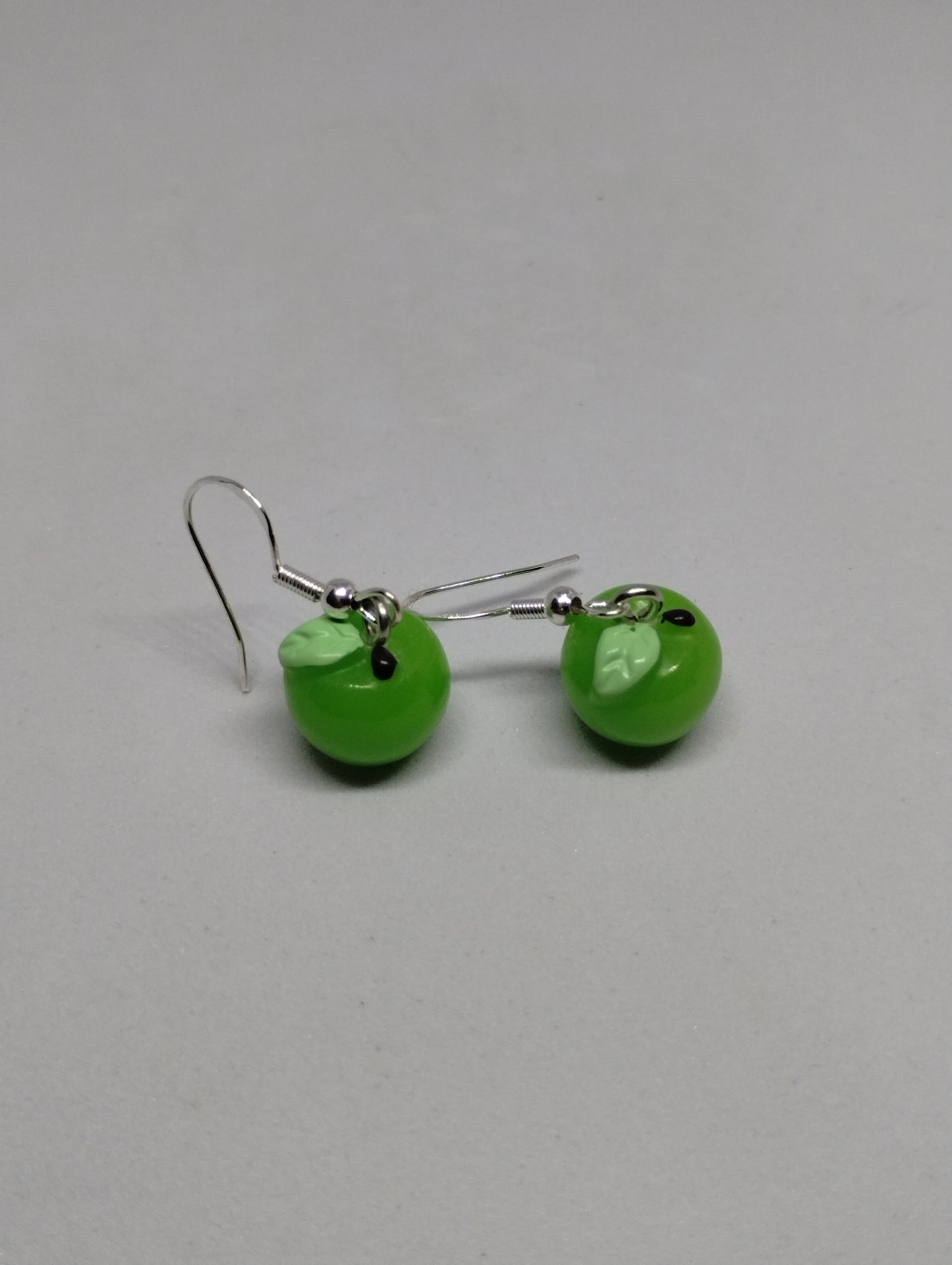 GREEN APPLE EARRINGS