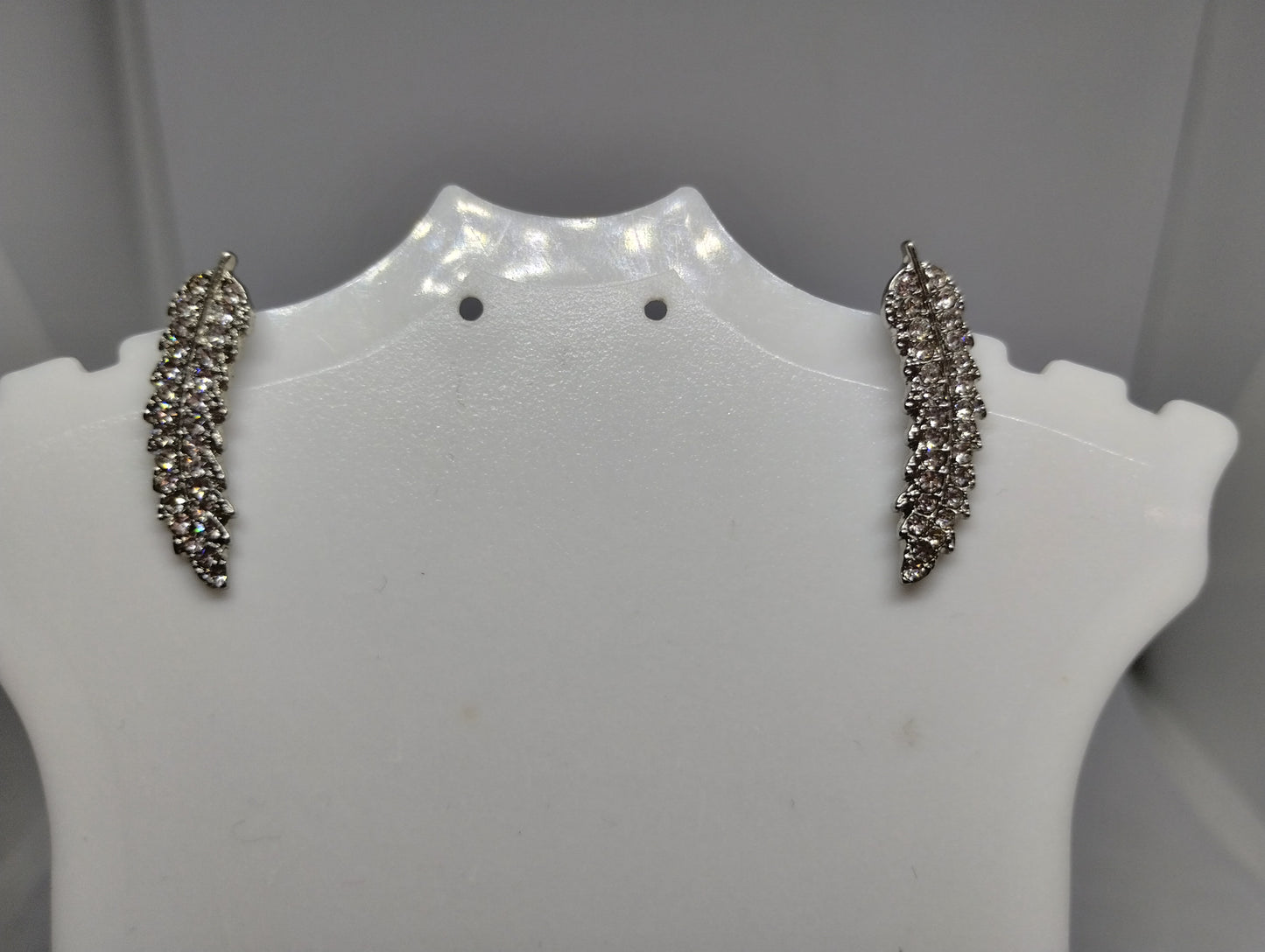 SILVER LEAF EARRINGS