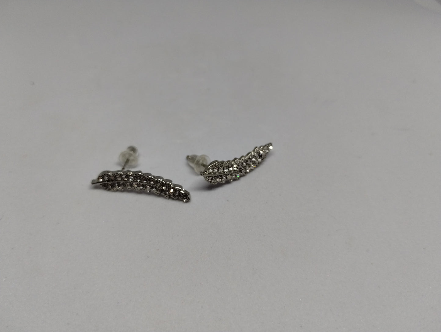 SILVER LEAF EARRINGS