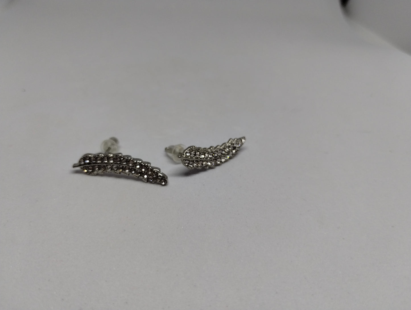 SILVER LEAF EARRINGS