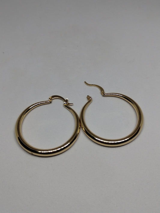 GOLD HOOP EARRINGS