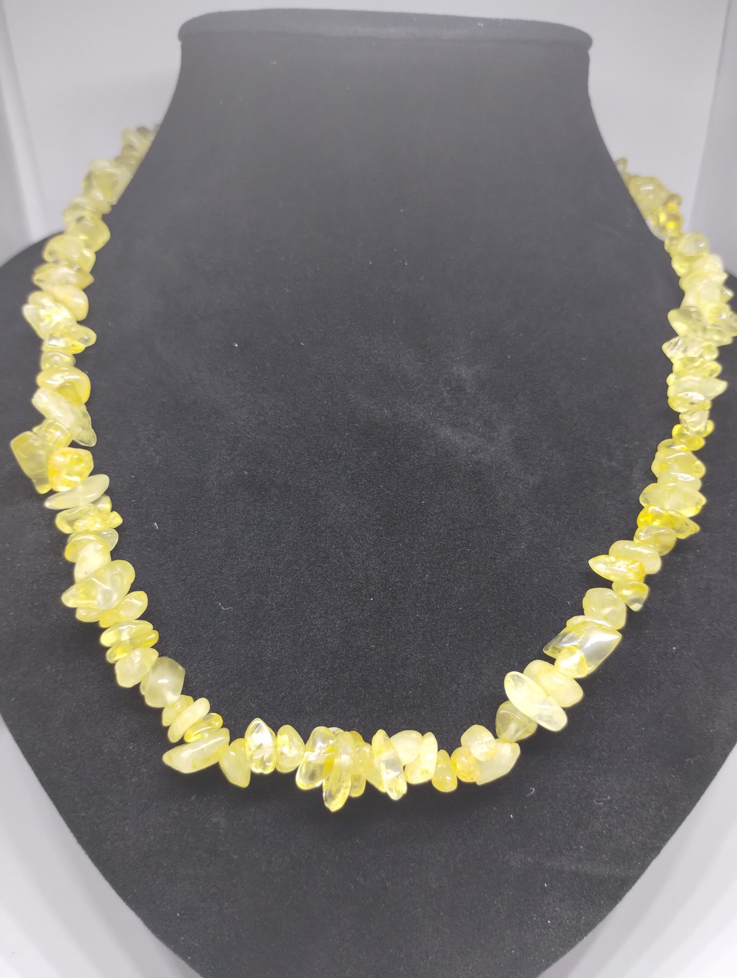 CITRINE CHIP BEAD NECKLACE