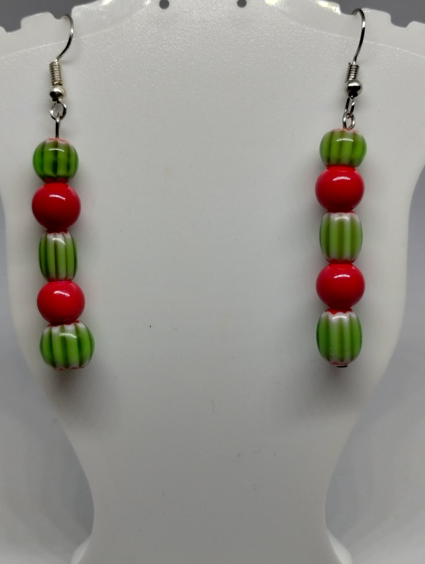 WATERMELON BRACELET AND EARRINGS SET