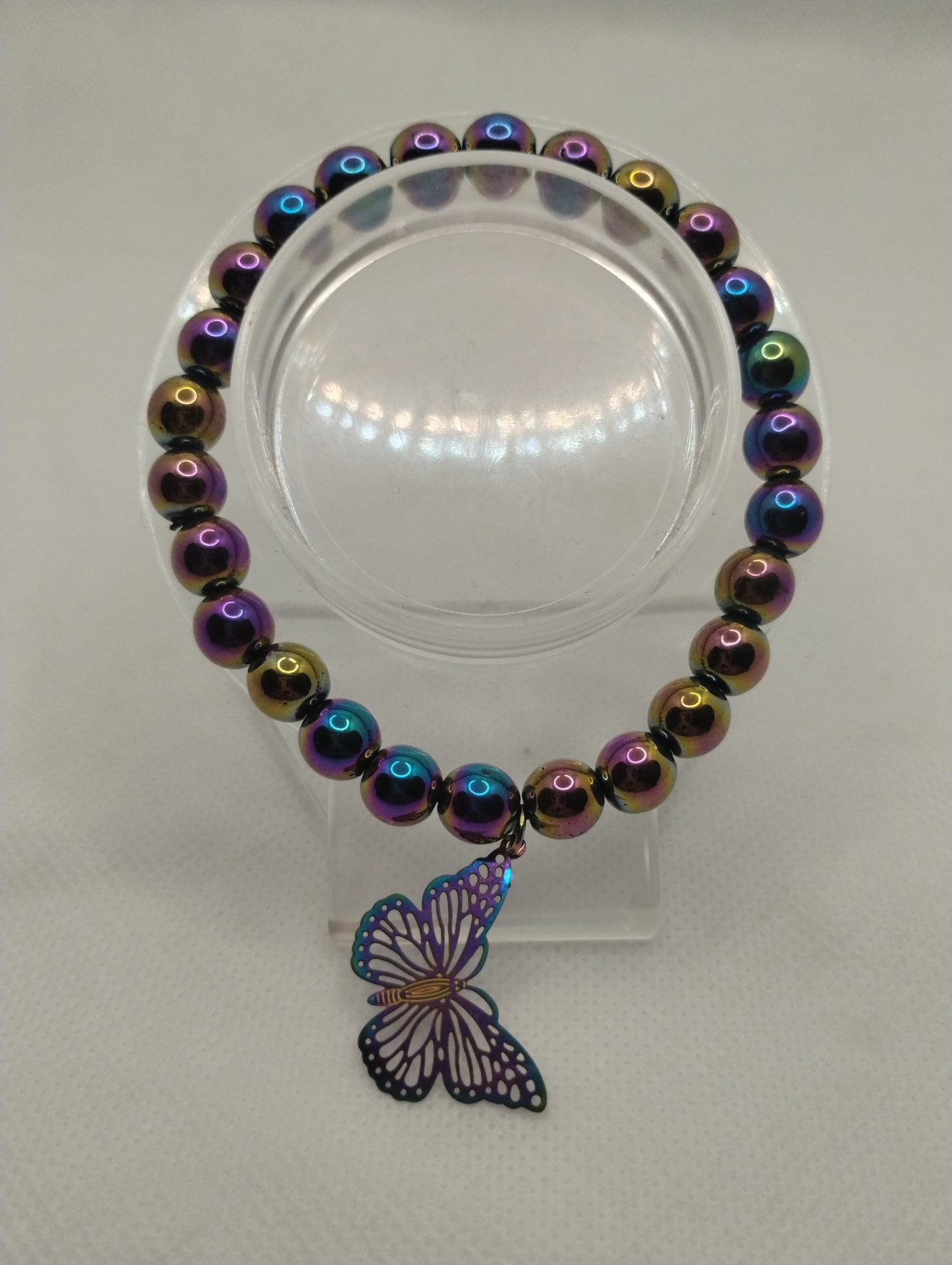 BUTTERFLY BRACELET AND EARRINGS SET