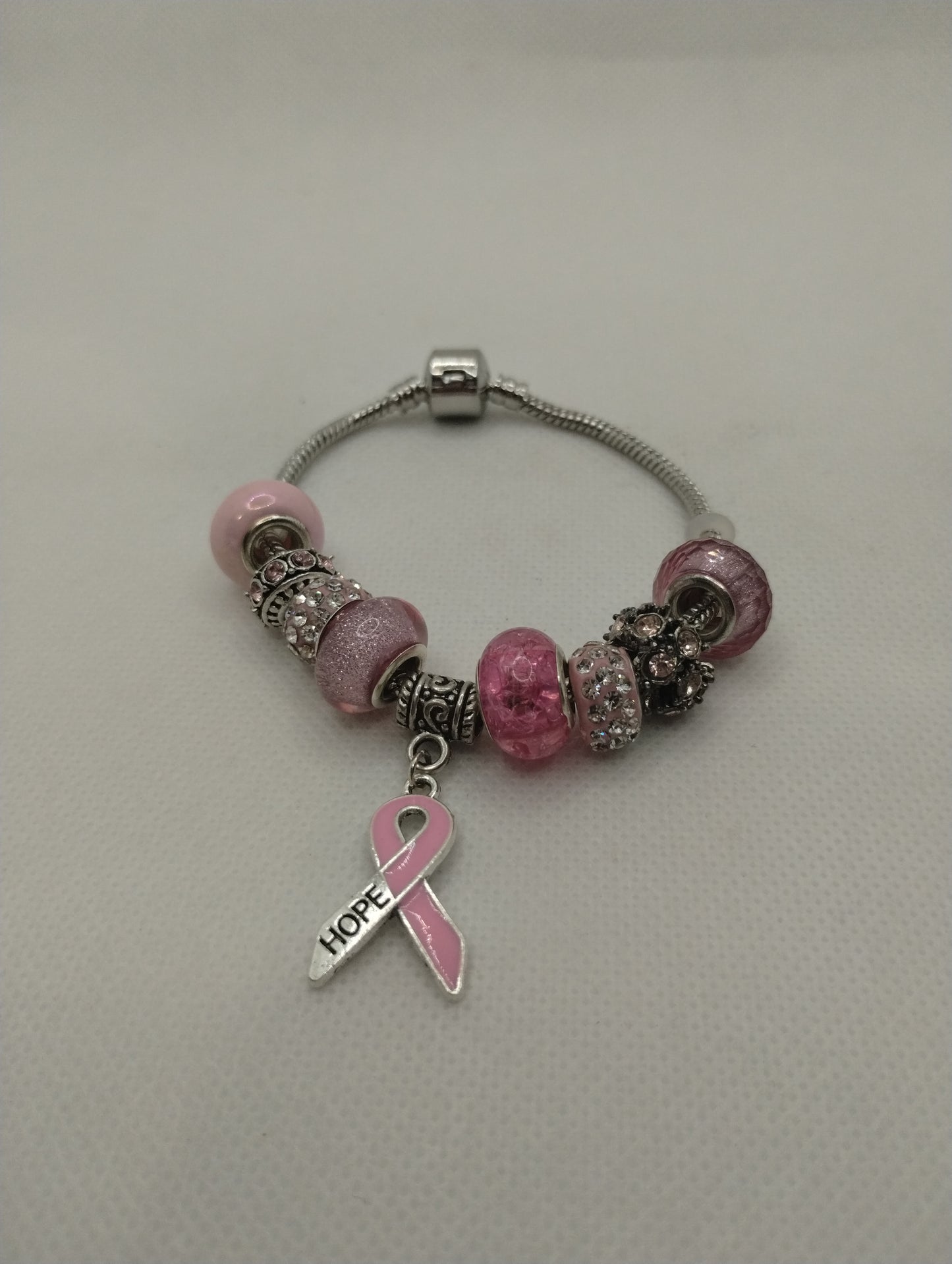 BREAST CANCER EUROPEAN STYLE BRACELET