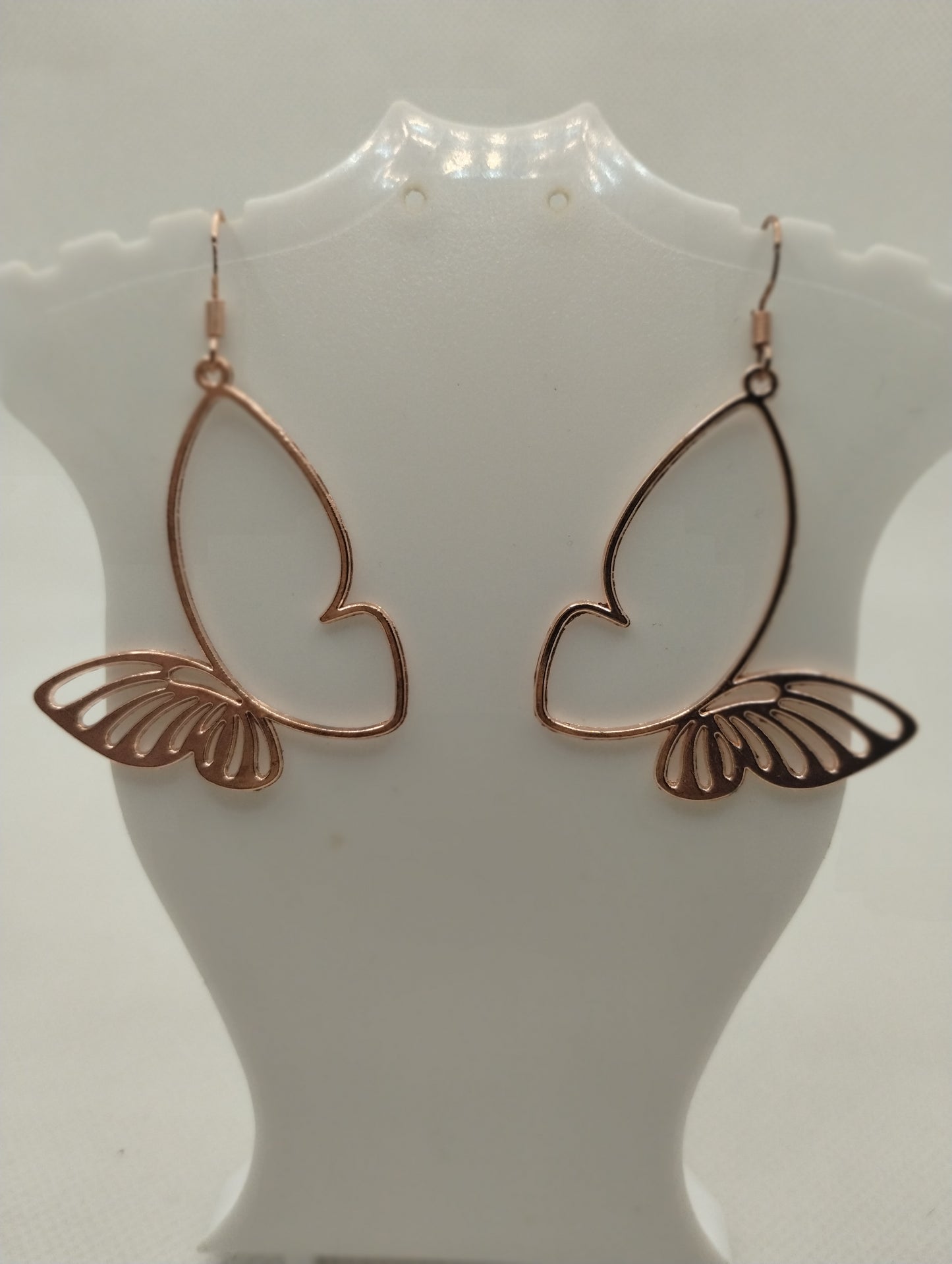 ROSE GOLD BUTTERFLY EARRINGS