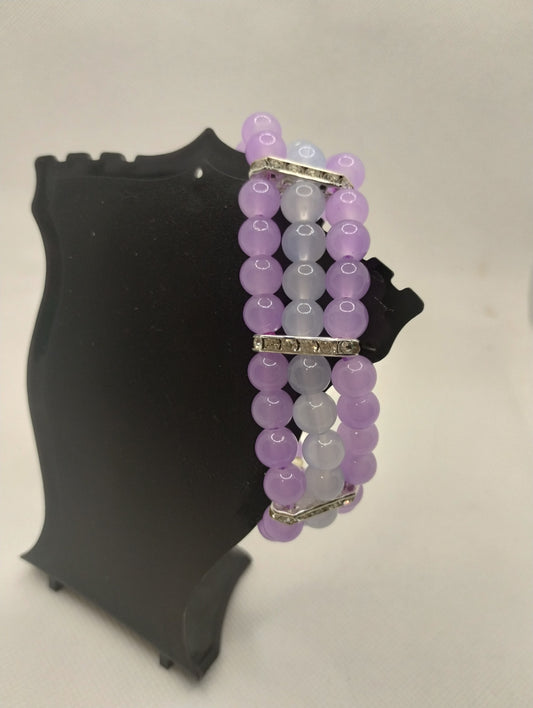 PURPLE & BLUE LAYER BRACELET