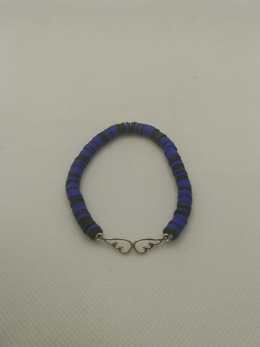 BLUE ANGEL WING BRACELET