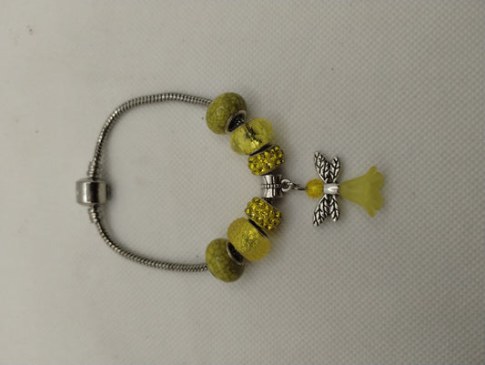 YELLOW ANGEL EUROPEAN STYLE BRACELET