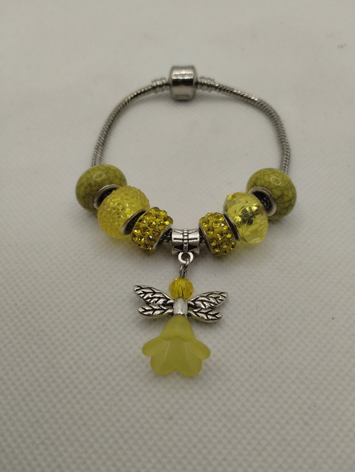 YELLOW ANGEL EUROPEAN STYLE BRACELET