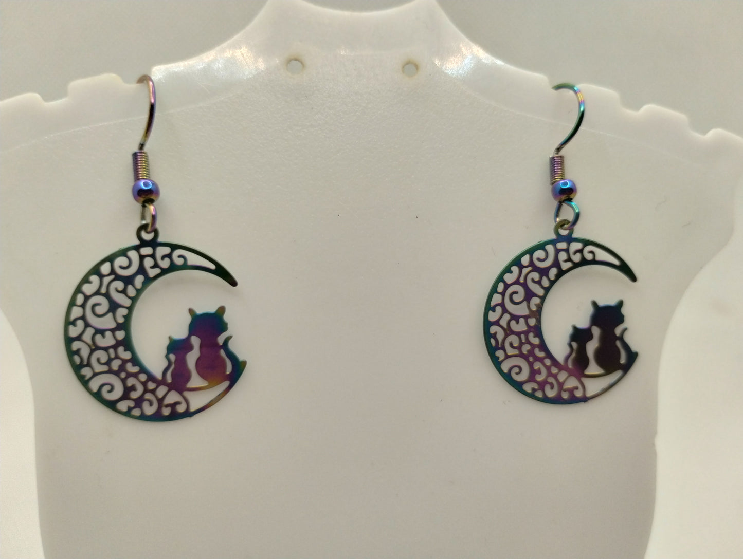 CATS IN THE MOON EARRINGS