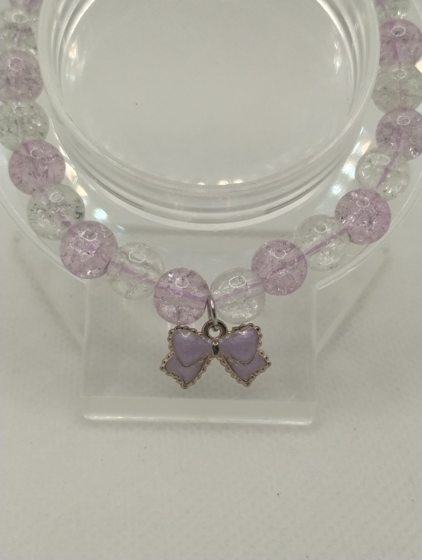 PURPLE BOW BRACELET