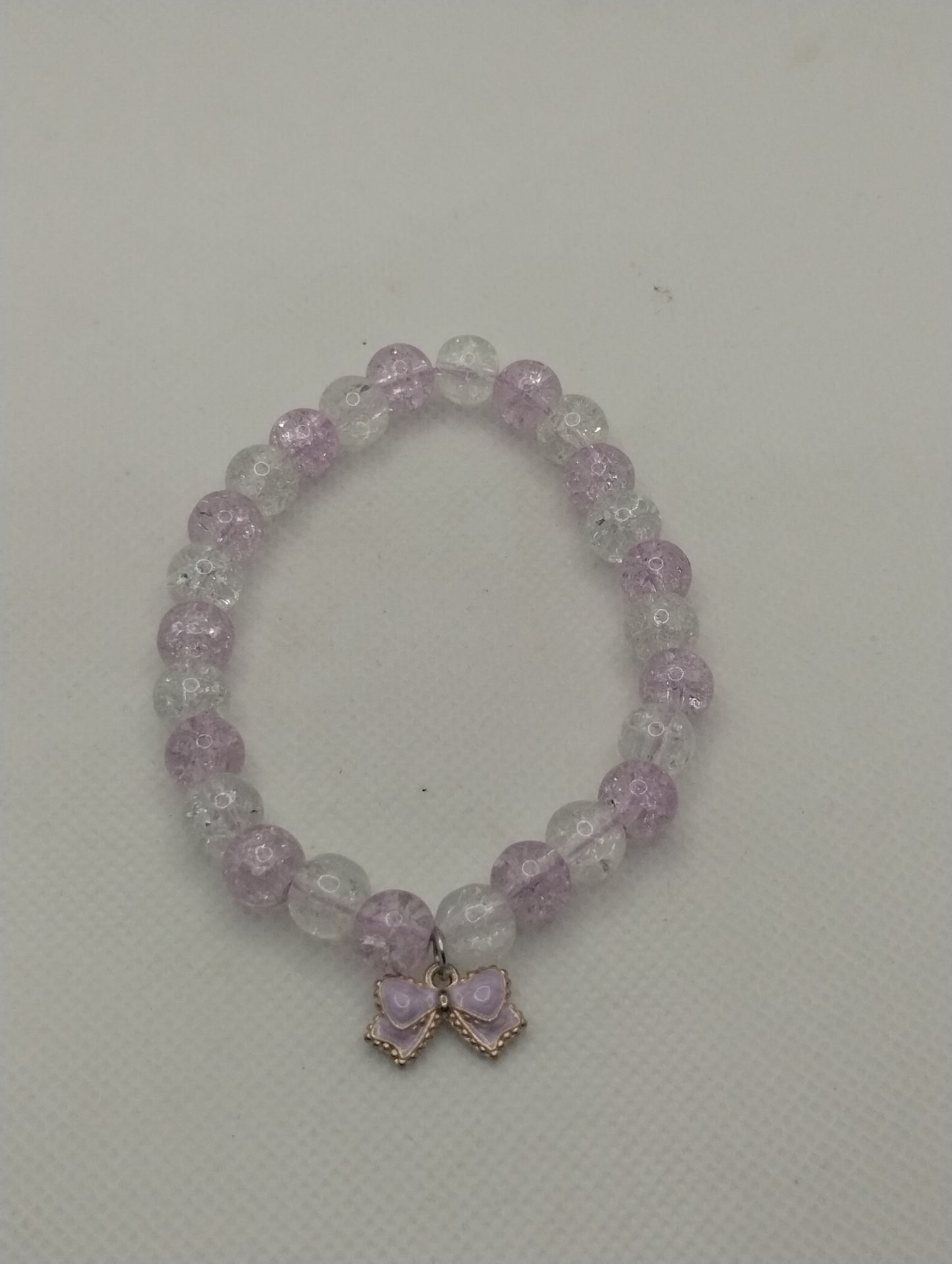 PURPLE BOW BRACELET
