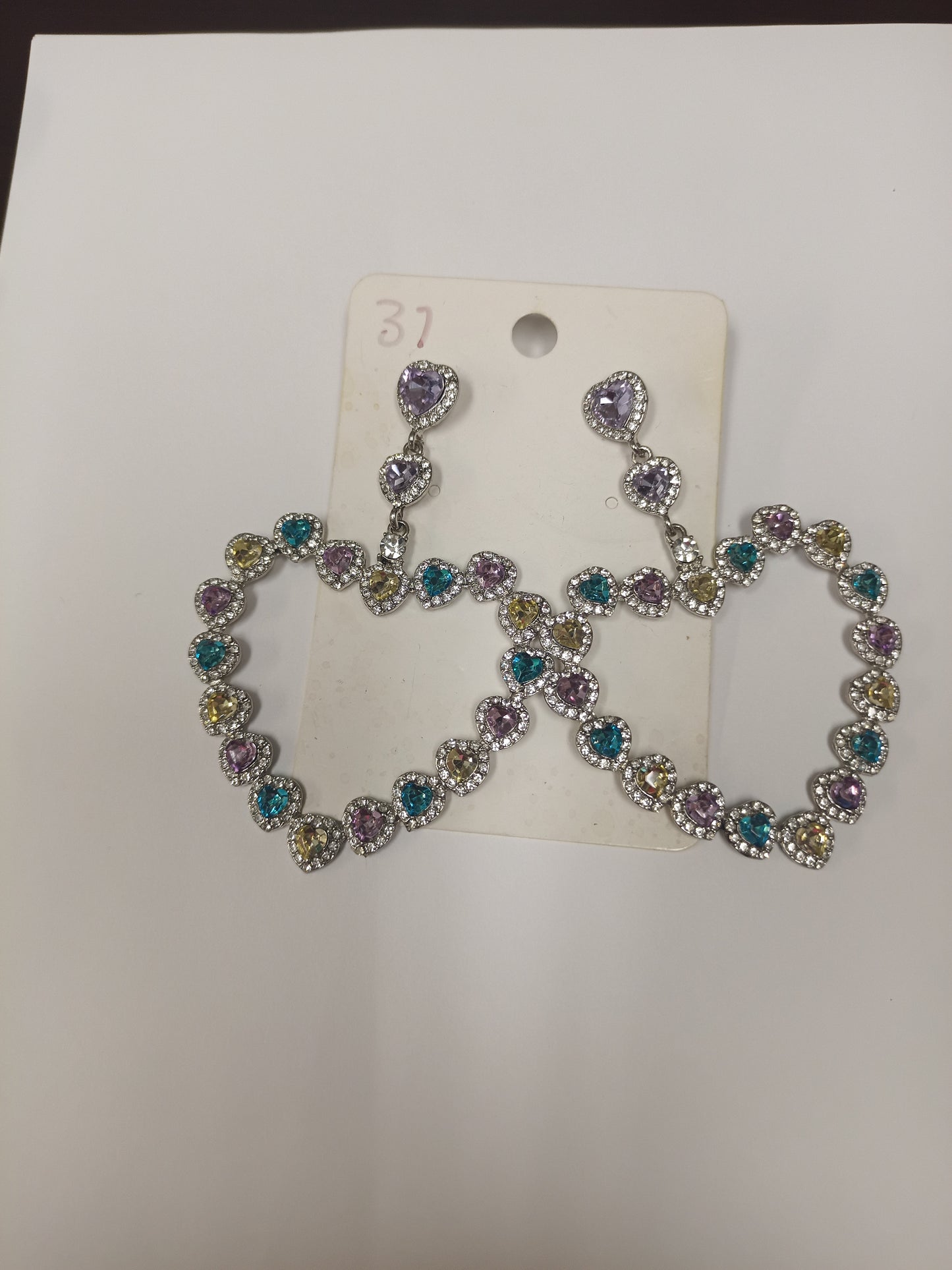 LARGE HEART EARRINGS