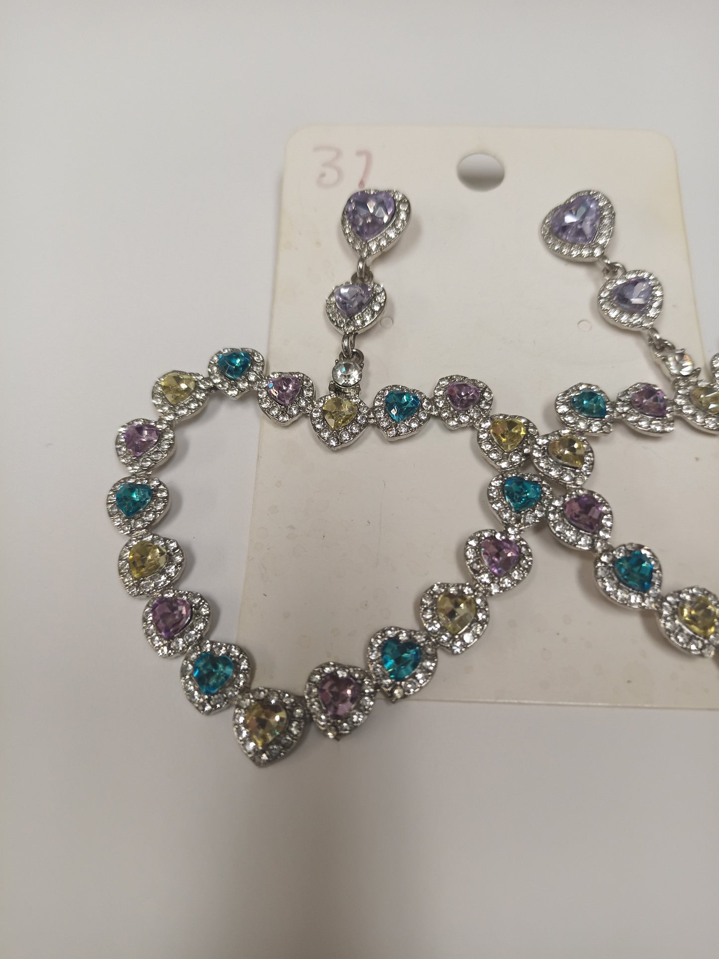 LARGE HEART EARRINGS