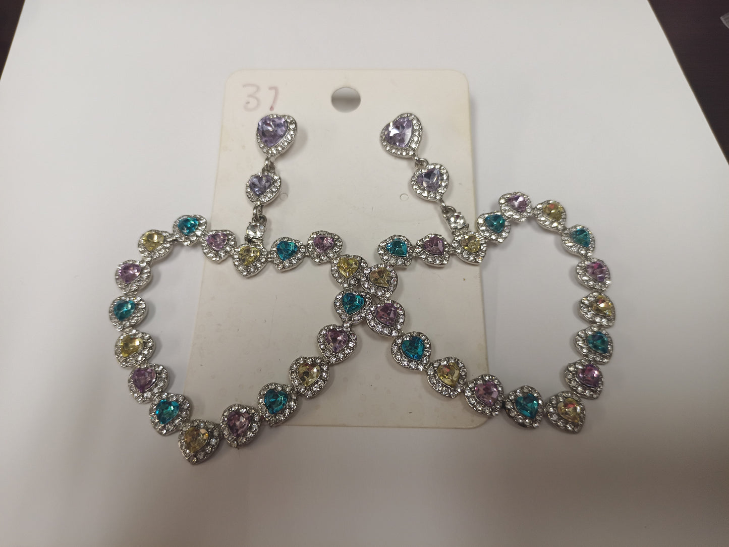 LARGE HEART EARRINGS
